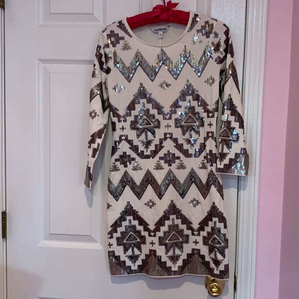 Express  sequin dress
